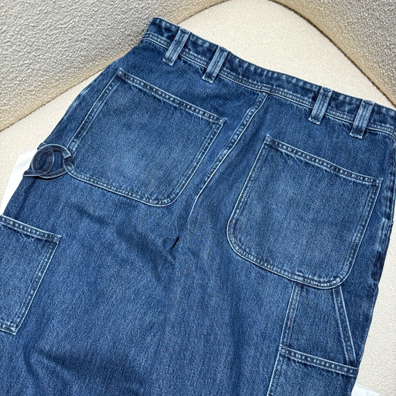 全新Chanel 26P Jennie同款牛仔褲40碼-2