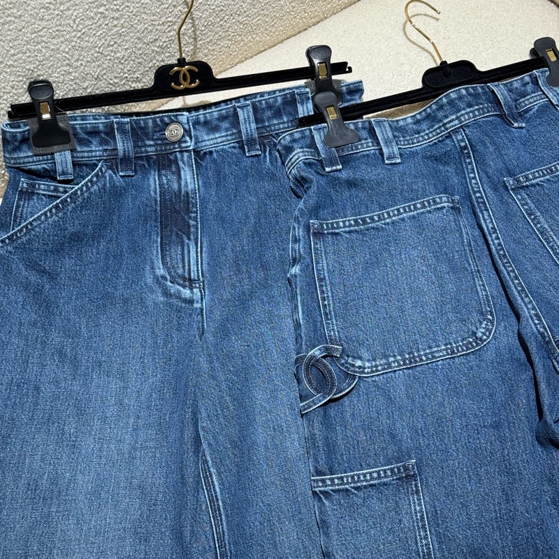 全新Chanel 26P Jennie同款牛仔褲40碼-4