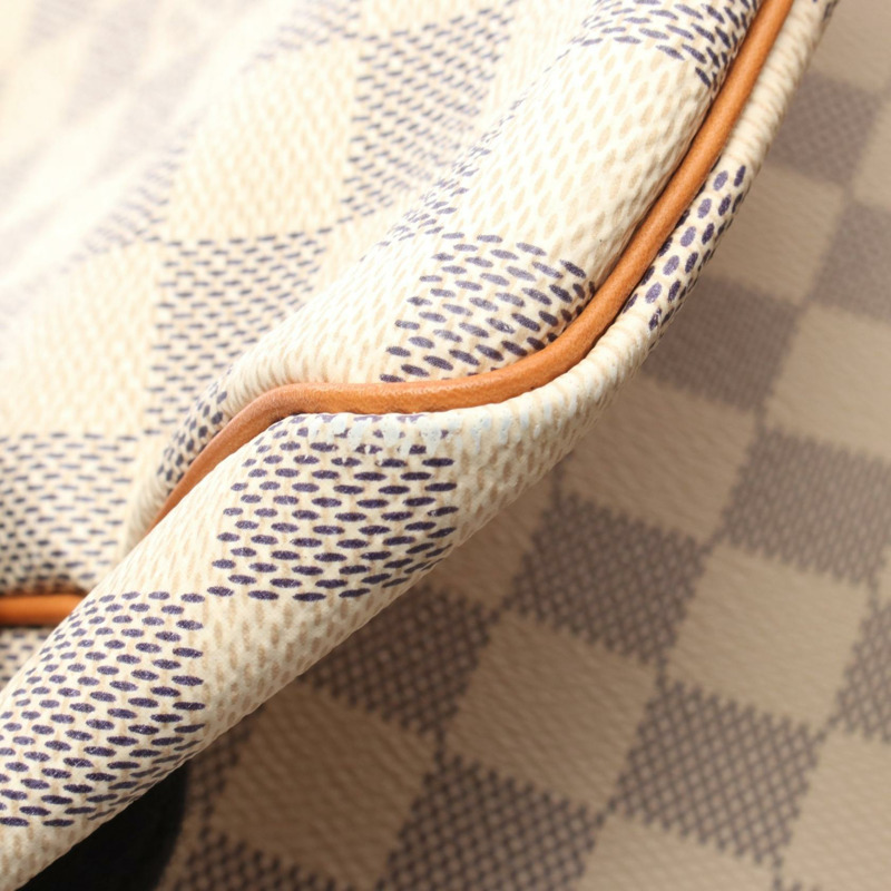 路易威登 Speedy 30 手提包 N41370 Damier Azur 白色皮革二手女款-6