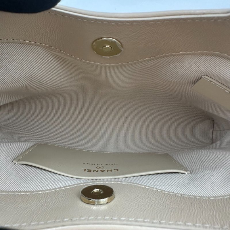 閒置芯片款 香奈兒/Chanel 31Bag Nano金扣菱格紋皮穿鏈條 羊皮材質-11