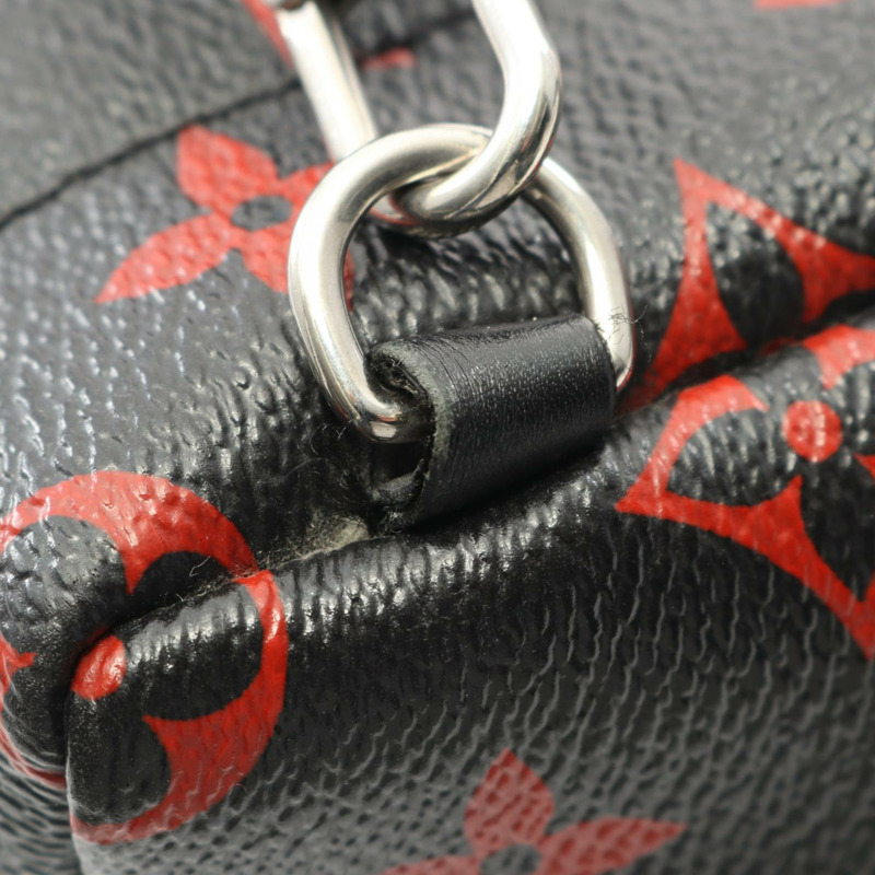 路易威登 Palm Springs 迷你雙肩包 M41457 Monogram Infrarouge 紅色二手 LV-6