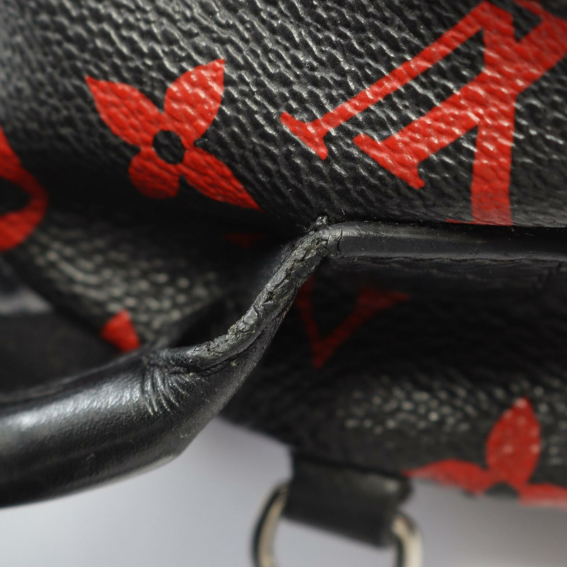 路易威登 Palm Springs 迷你雙肩包 M41457 Monogram Infrarouge 紅色二手 LV-9