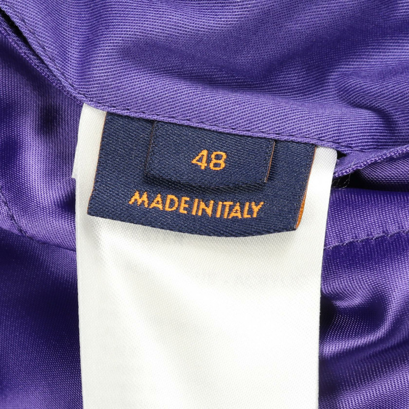 路易威登 多片拼接皮革棒球外套 #48 RM222MJYHNL90E 羊毛-5