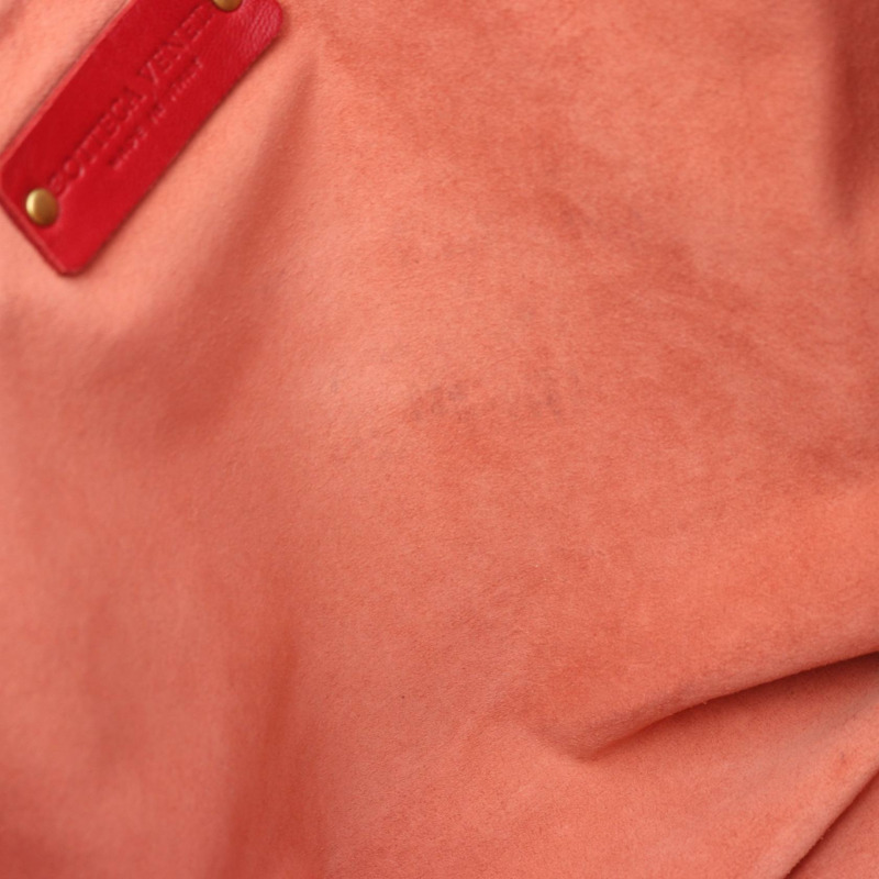 BALENCIAGA Intrecciato 編織手提包 179635 紅色皮革 二手 女士-5