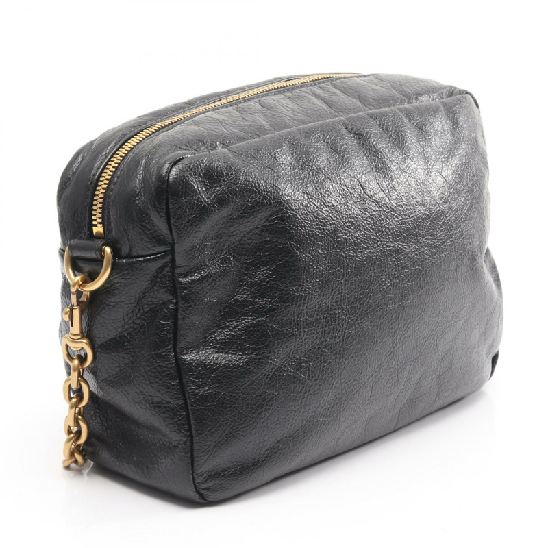 BALENCIAGA Monaco 相機斜背鏈條包 8064582AAR8 皮革 二手-1