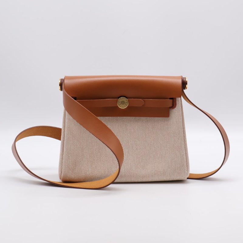 HERMES Herbag zip 20 - 金棕金 K-0