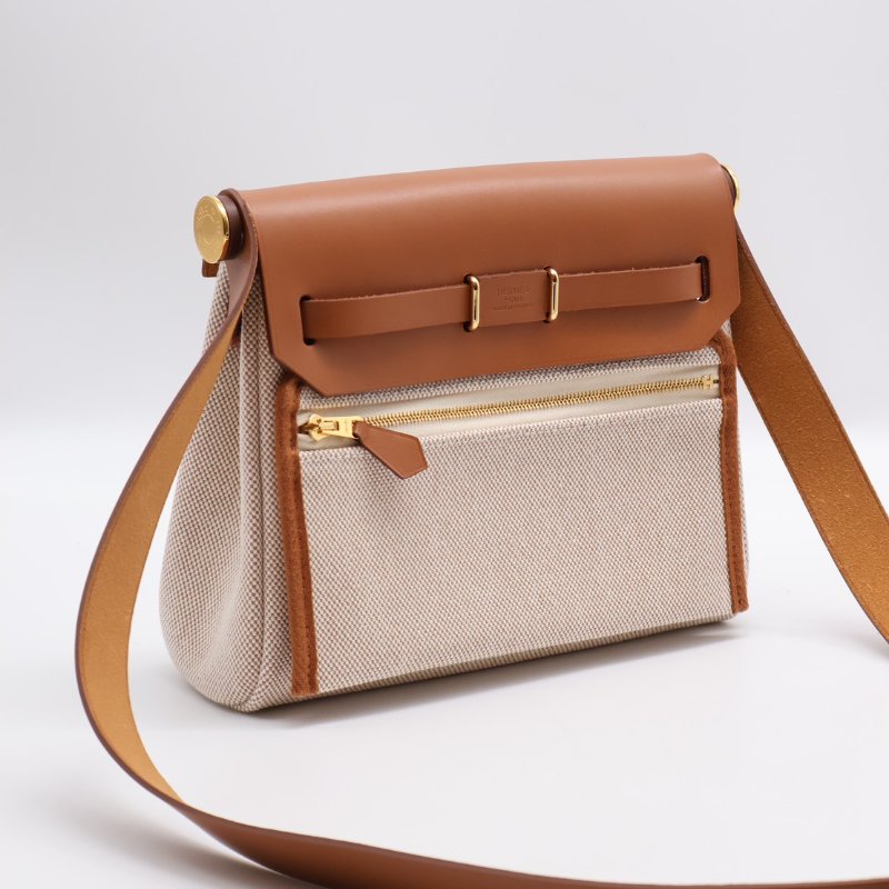 HERMES Herbag zip 20 - 金棕金 K-1