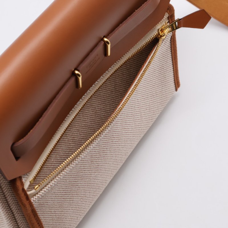 HERMES Herbag zip 20 - 金棕金 K-3