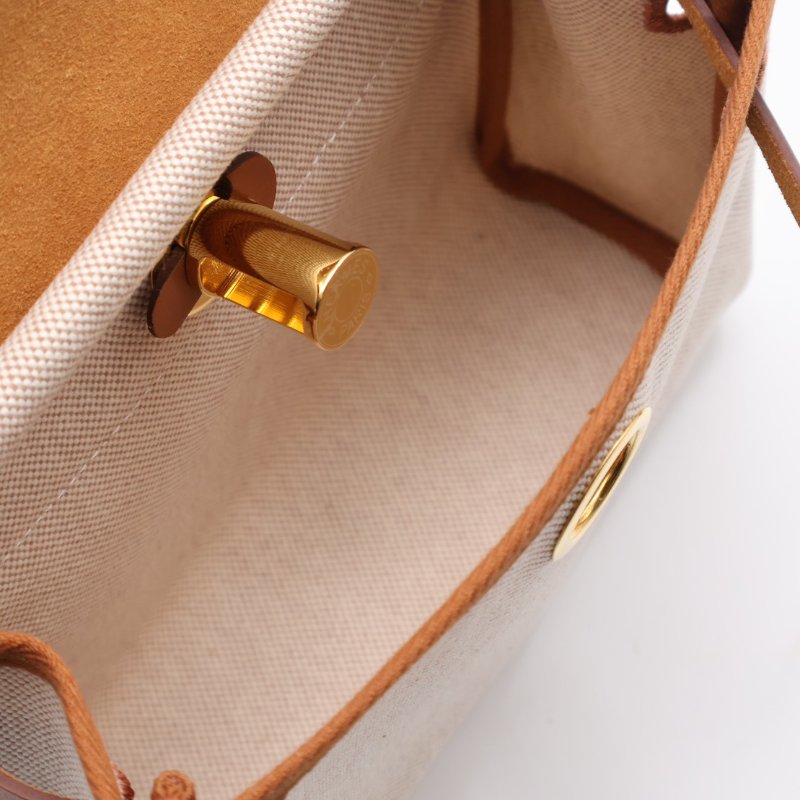 HERMES Herbag zip 20 - 金棕金 K-4