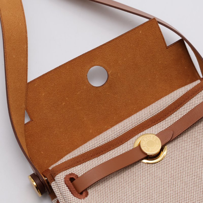 HERMES Herbag zip 20 - 金棕金 K-6