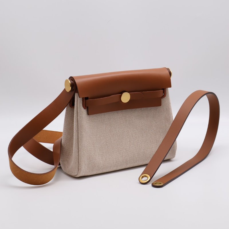 HERMES Herbag zip 20 - 金棕金 K-7