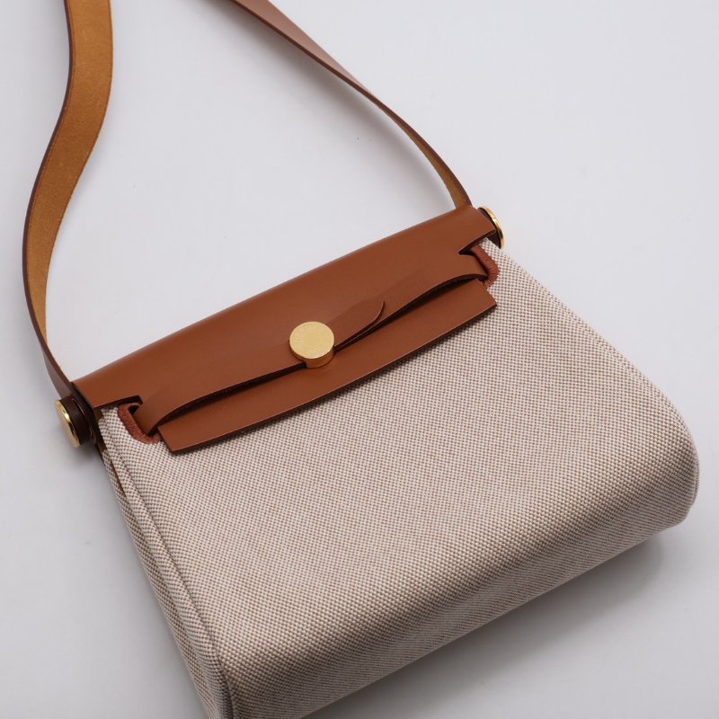 HERMES Herbag zip 20 - 金棕金 K-9