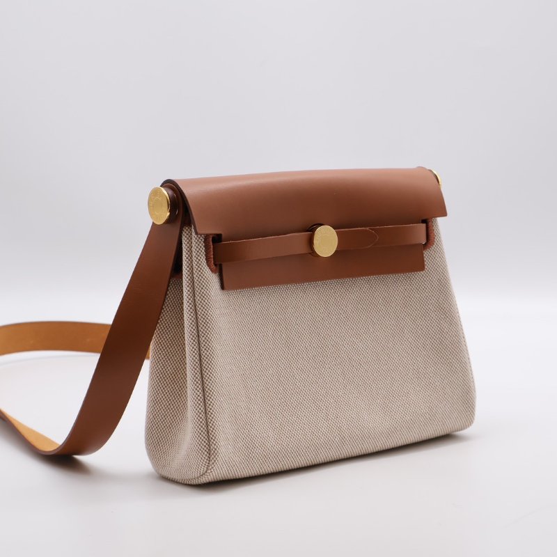 HERMES Herbag zip 20 - 金棕金 K-10