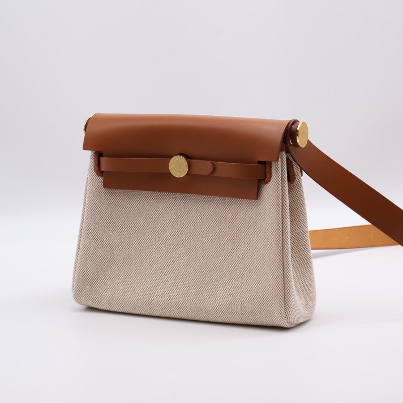 HERMES Herbag zip 20 - 金棕金 K-11