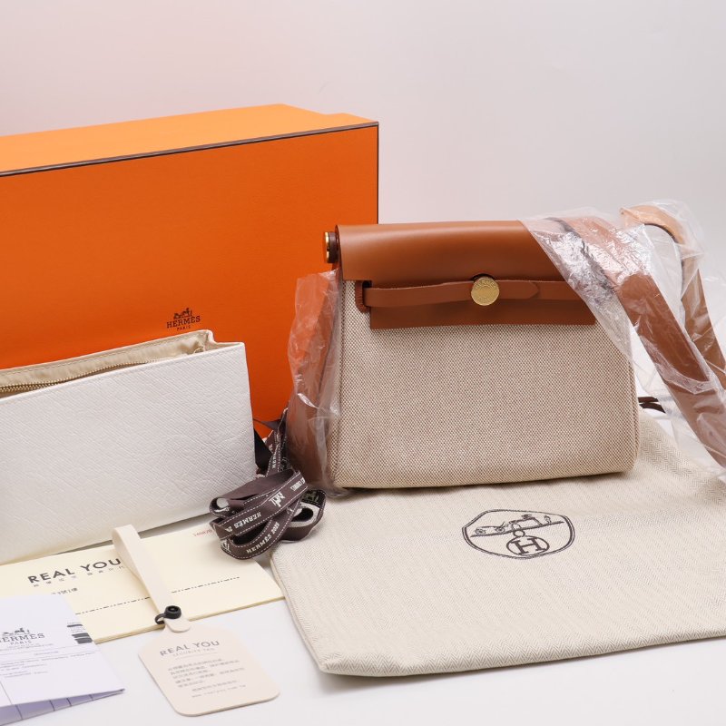 HERMES Herbag zip 20 - 金棕金 K-12