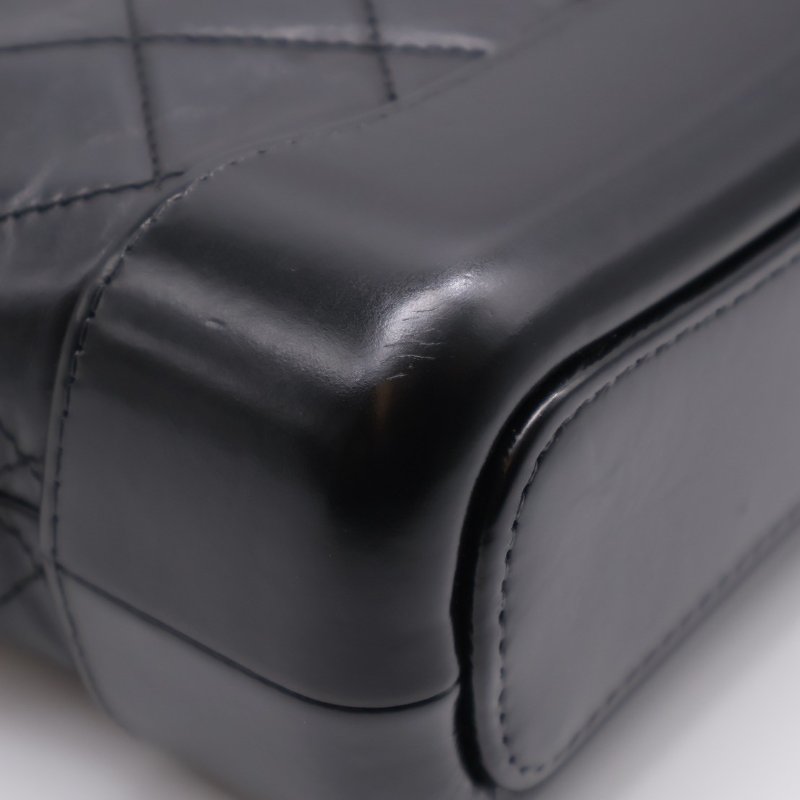 CHANEL 雙鍊條流浪包 - 小號黑26開-7