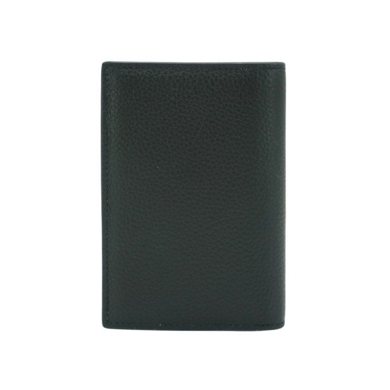 Dior Icon 粒紋牛皮對開卡夾(黑)-2