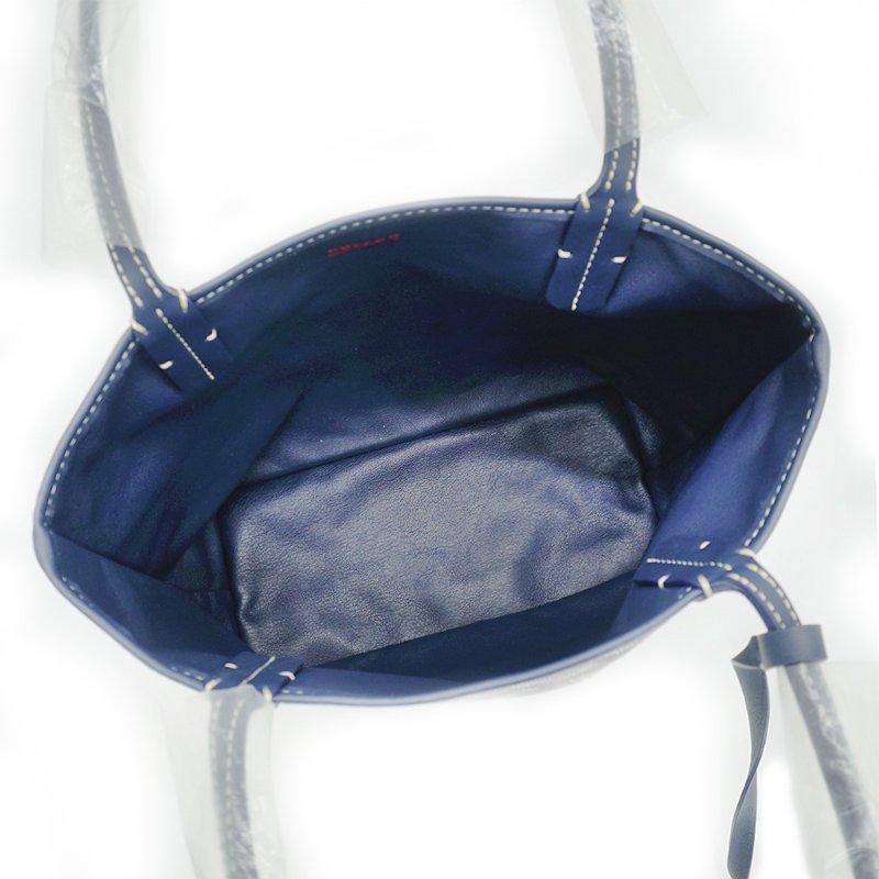 Goyard Anjou Mini Bag 雙面用手提購物包(深藍)-4
