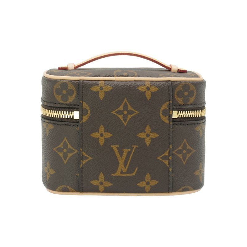 Louis Vuitton 展示品 Nice nano 帆布化妝包(M44936-棕)-2