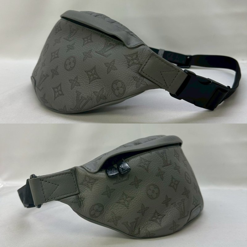 LV Discovery牛皮壓紋胸包-2