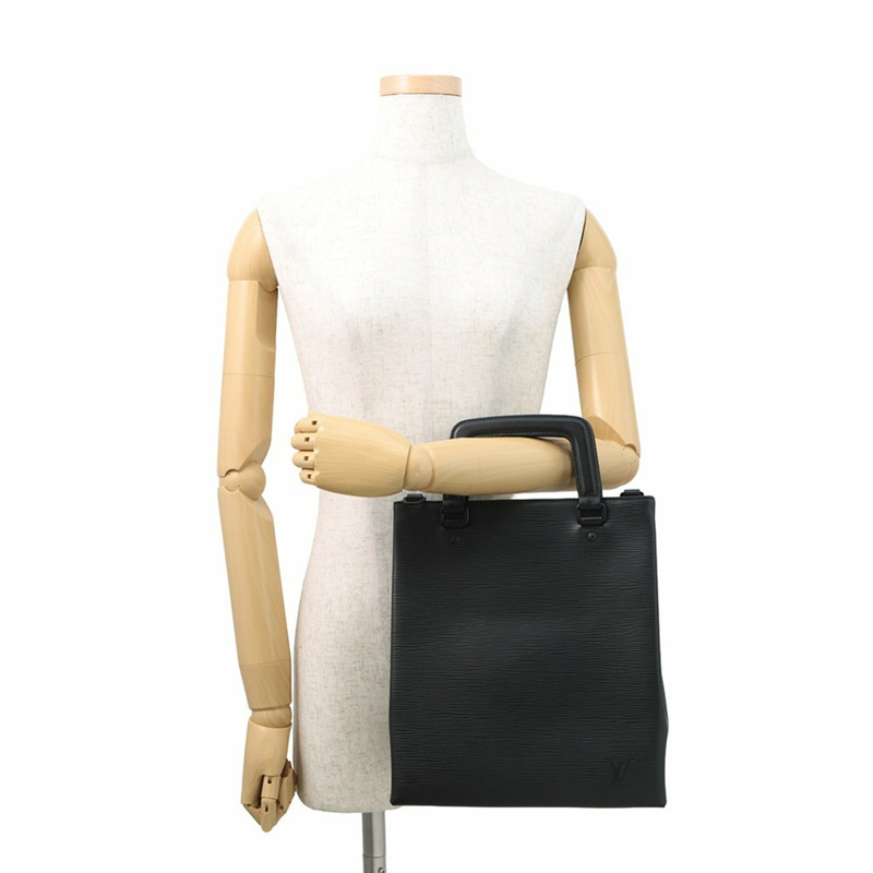 路易威登 Epi Sac Plat Fold 手提包 M58497,兩用單肩背包,黑色,特價促銷-3