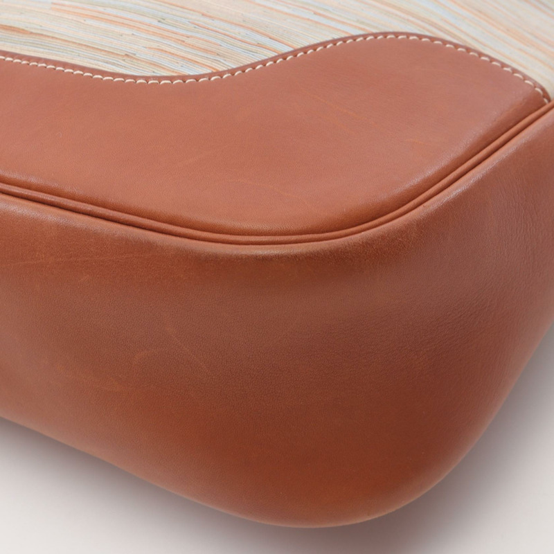 愛馬仕 Trim 35 肩包 Vibrato Box 小牛皮 Noisette 二手 GHW E-6