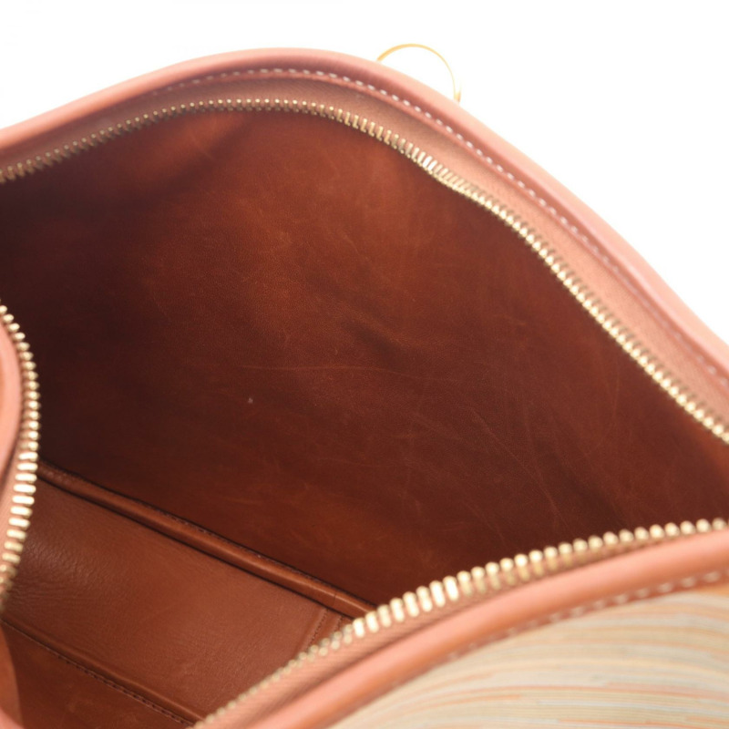 愛馬仕 Trim 35 肩包 Vibrato Box 小牛皮 Noisette 二手 GHW E-13