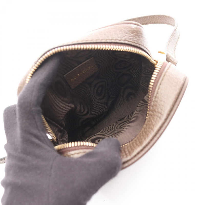 BALENCIAGA × GUCCI Hacker Project 單肩包 680129 帆布皮革 米色 二手-2