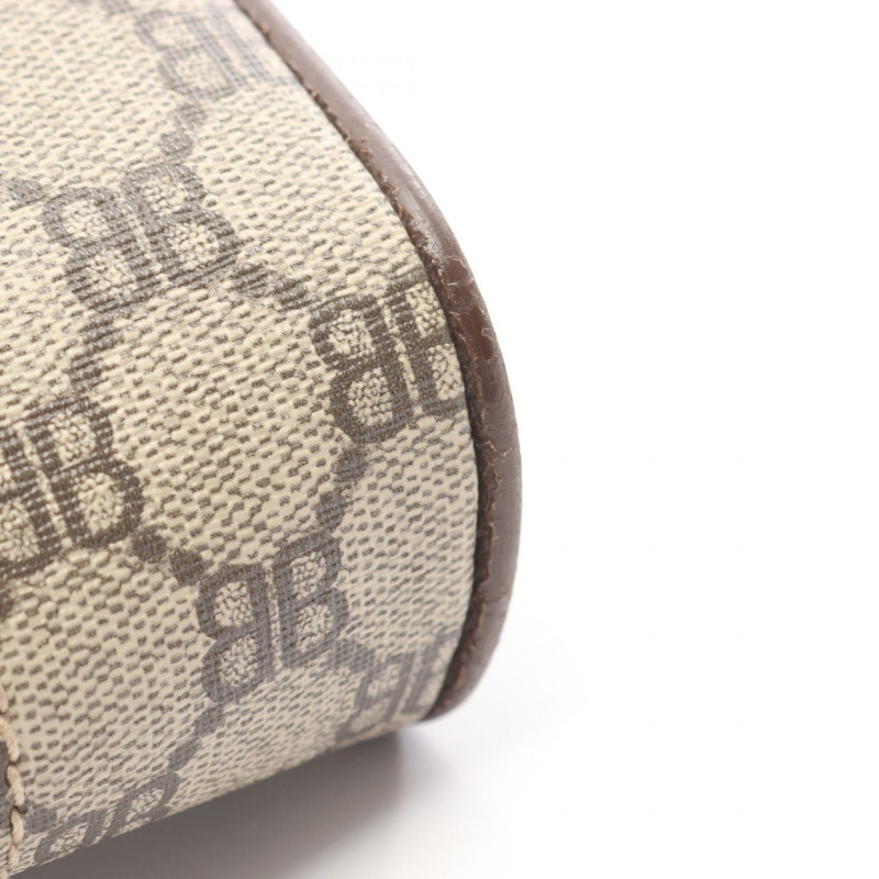 BALENCIAGA × GUCCI Hacker Project 單肩包 680129 帆布皮革 米色 二手-4