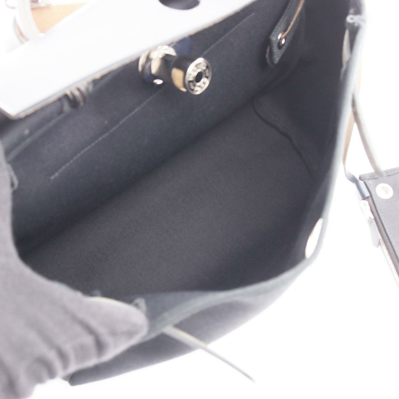 愛馬仕 Herbag Zip PM Retourne 手提包 Y Toile 軍綠色獵裝,靛藍色 SHW-2