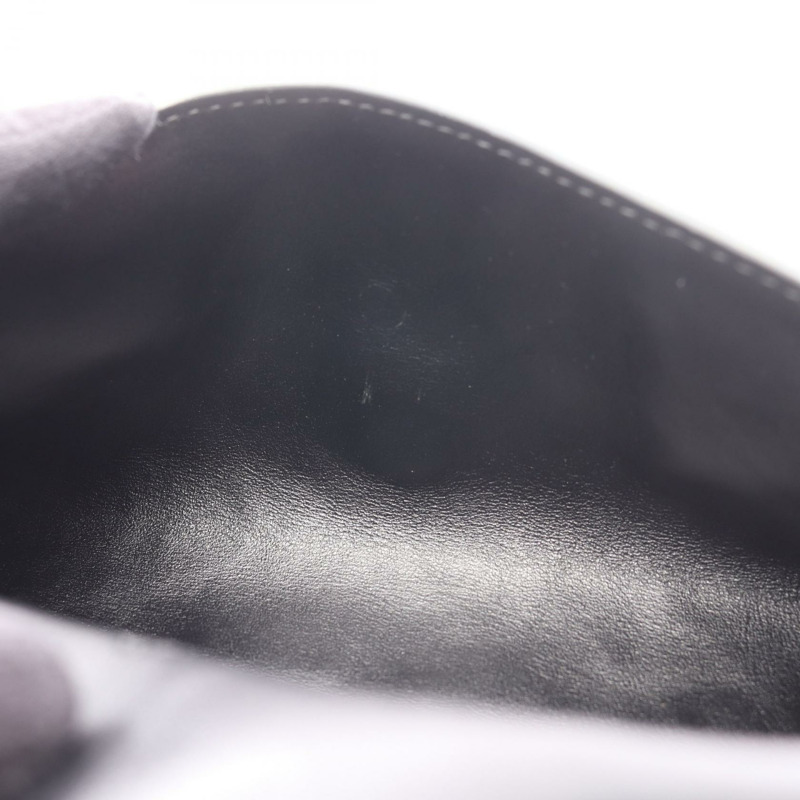 BOTTEGA VENETA Intrecciato 編織斜背單肩包，黑色皮革，二手女款-6