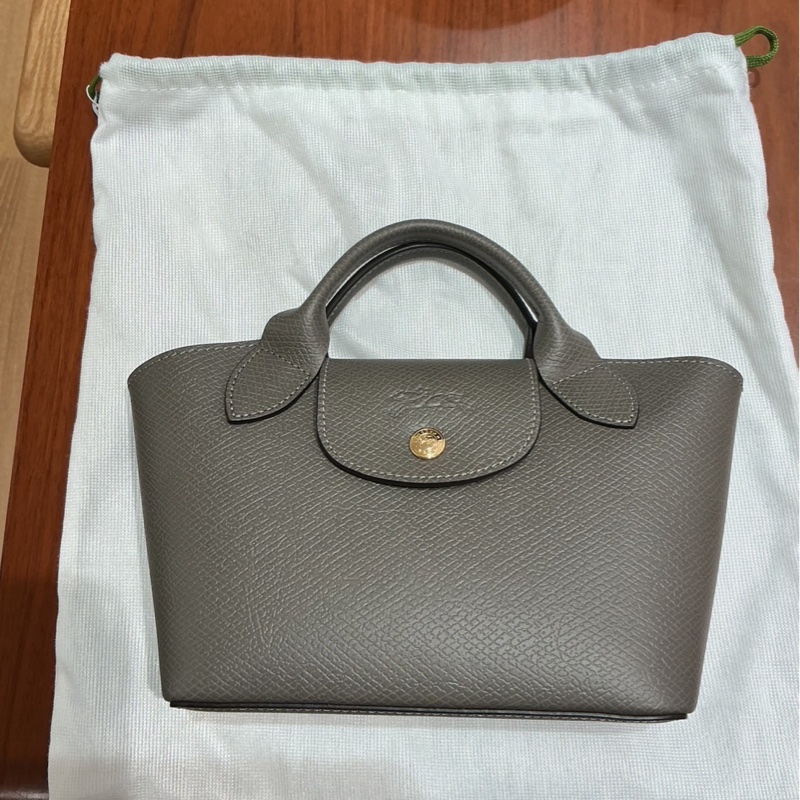 全新Longchamp 手提包🉑斜挎 大象灰-0