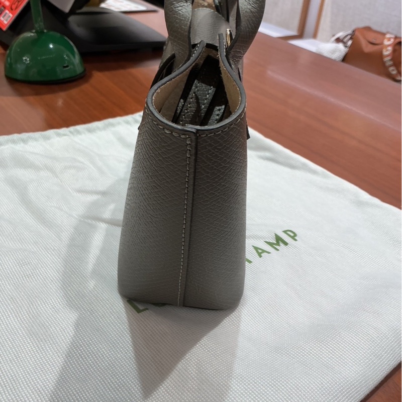 全新Longchamp 手提包🉑斜挎 大象灰-3