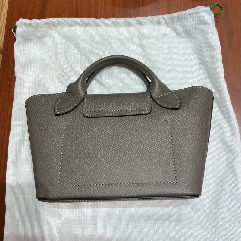 全新Longchamp 手提包🉑斜挎 大象灰-4