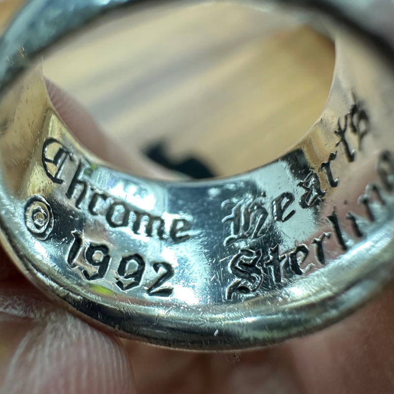 克羅心 chrome hearts 十字 keeper 窄 戒指-3