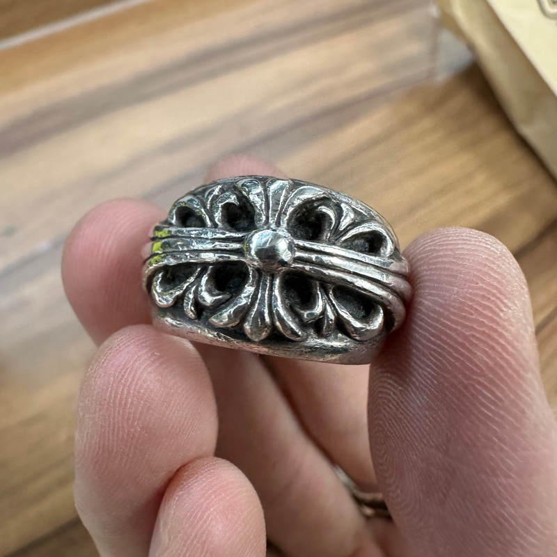克羅心 chrome hearts 十字 keeper 窄 戒指-5
