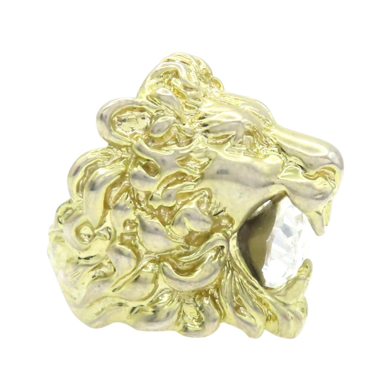 金色鍍金 水晶 獅子 戒指【GUCCI 古馳】 402763-5