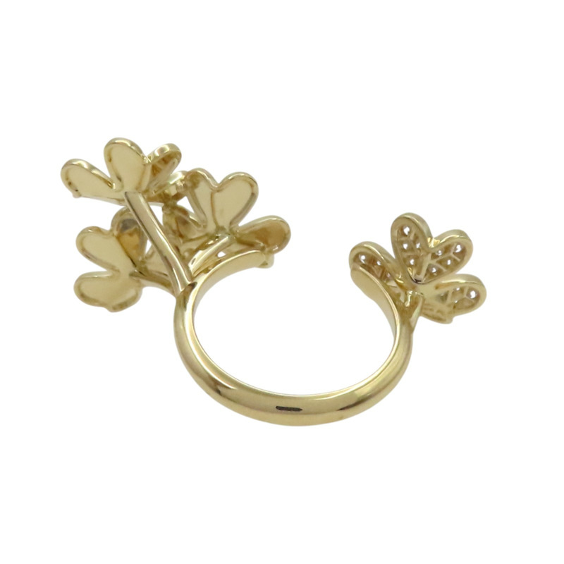 18K黃金 鑽石 Frivole Between the Finger 戒指 47【Van Cleef & Arpels 梵克雅寶】 VCARP3W500-3