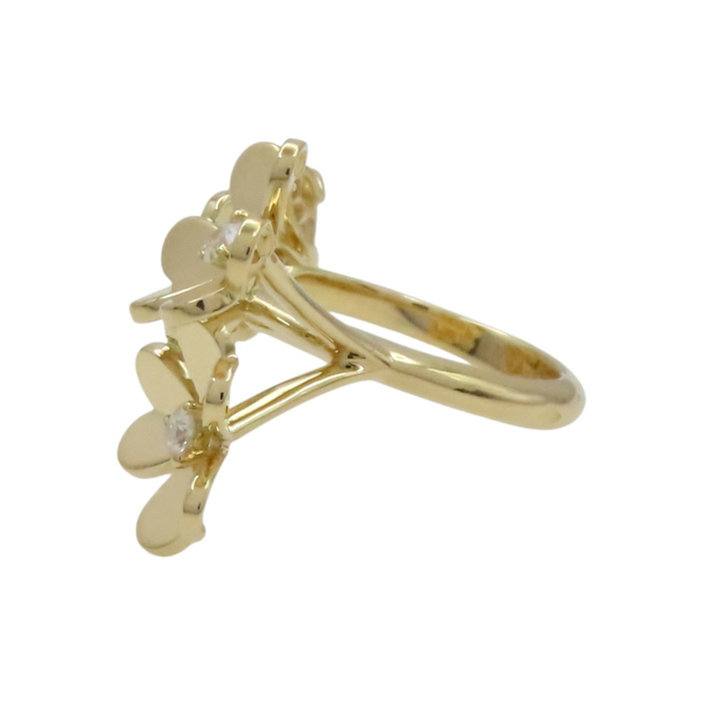 18K黃金 鑽石 Frivole Between the Finger 戒指 47【Van Cleef & Arpels 梵克雅寶】 VCARP3W500-5