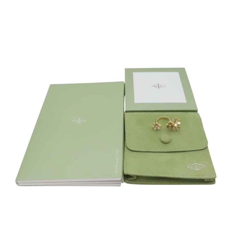 18K黃金 鑽石 Frivole Between the Finger 戒指 47【Van Cleef & Arpels 梵克雅寶】 VCARP3W500-9