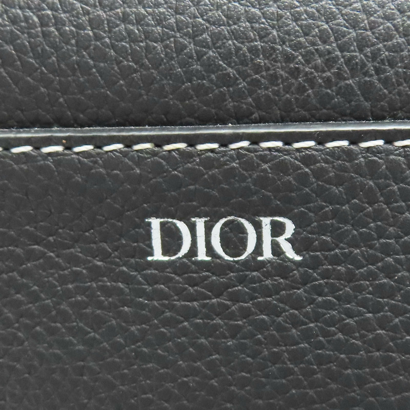 黑色牛皮 Saddle 馬鞍包 肩背包【Dior 迪奧】 1ADPO095YKK-5
