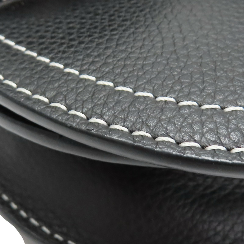 黑色牛皮 Saddle 馬鞍包 肩背包【Dior 迪奧】 1ADPO095YKK-9