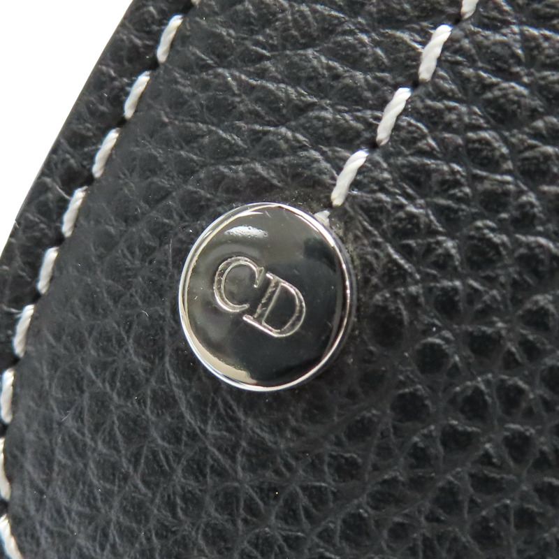 黑色牛皮 Saddle 馬鞍包 肩背包【Dior 迪奧】 1ADPO095YKK-13