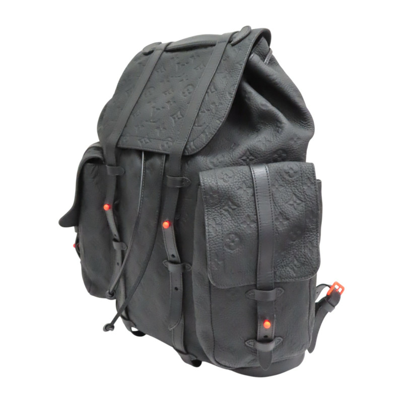 黑色 牛皮 Christopher Backpack GM 後背包【LOUIS VUITTON LV 路易威登】 M53285-2