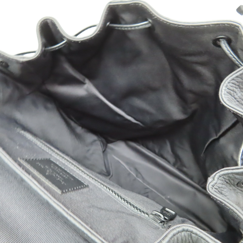 黑色 牛皮 Christopher Backpack GM 後背包【LOUIS VUITTON LV 路易威登】 M53285-8