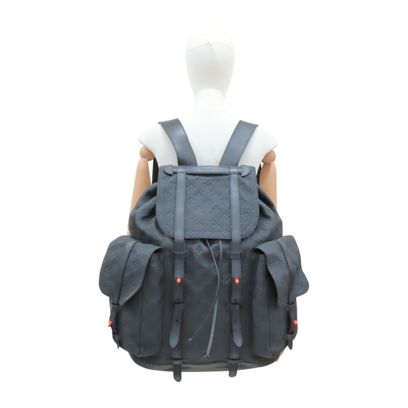 黑色 牛皮 Christopher Backpack GM 後背包【LOUIS VUITTON LV 路易威登】 M53285-12