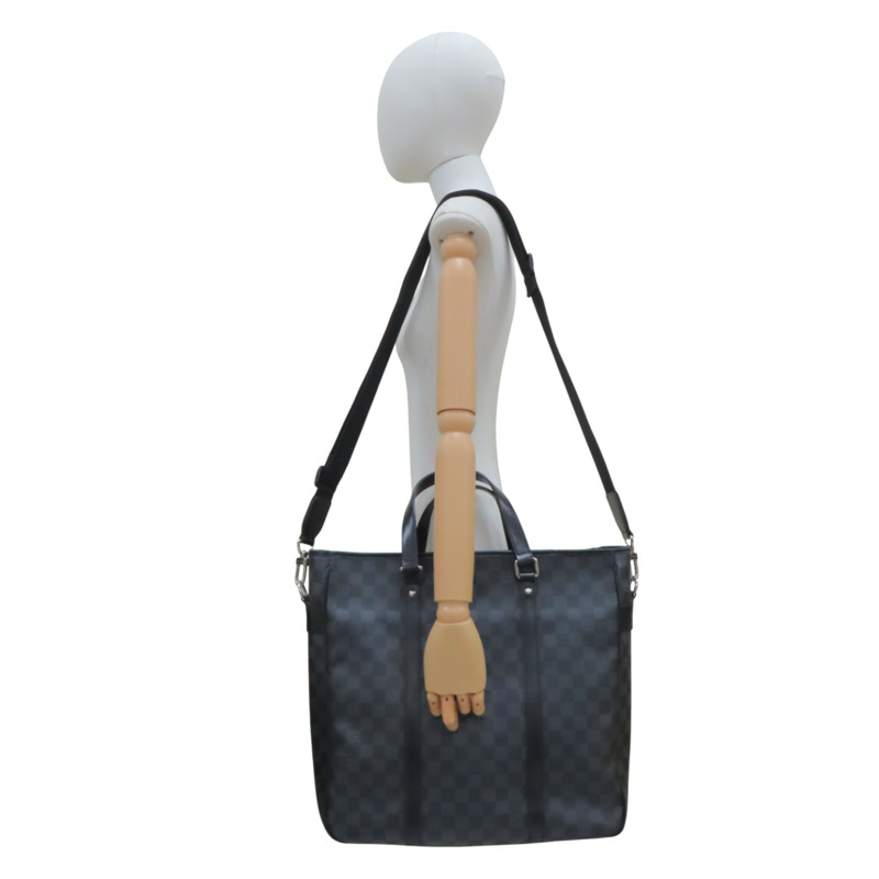 黑色 棋盤格帆布 TADAO 兩用包【LOUIS VUITTON LV 路易威登】 N51192-11