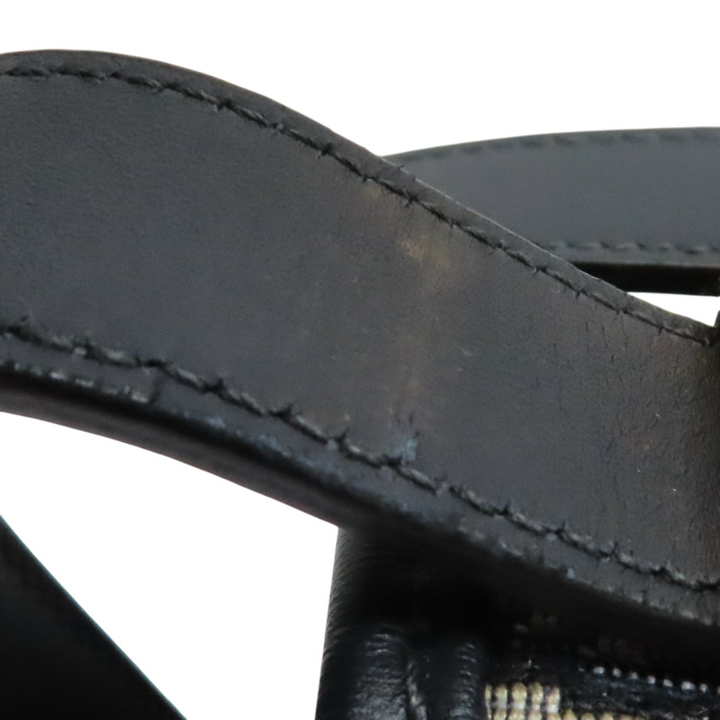 藍色 緹花帆布 牛皮 Montaigne 30 肩背包【Dior 迪奧】-16