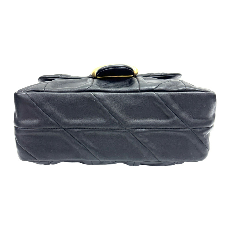 黑色 皮革 肩背包 金和 【COACH 寇馳】 CW630-3