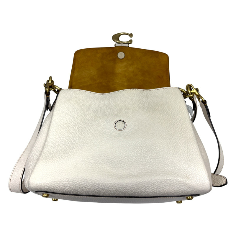 白色 皮革 White leather convertible bag 兩用包 金和【COACH 寇馳】 G2092-3954-4